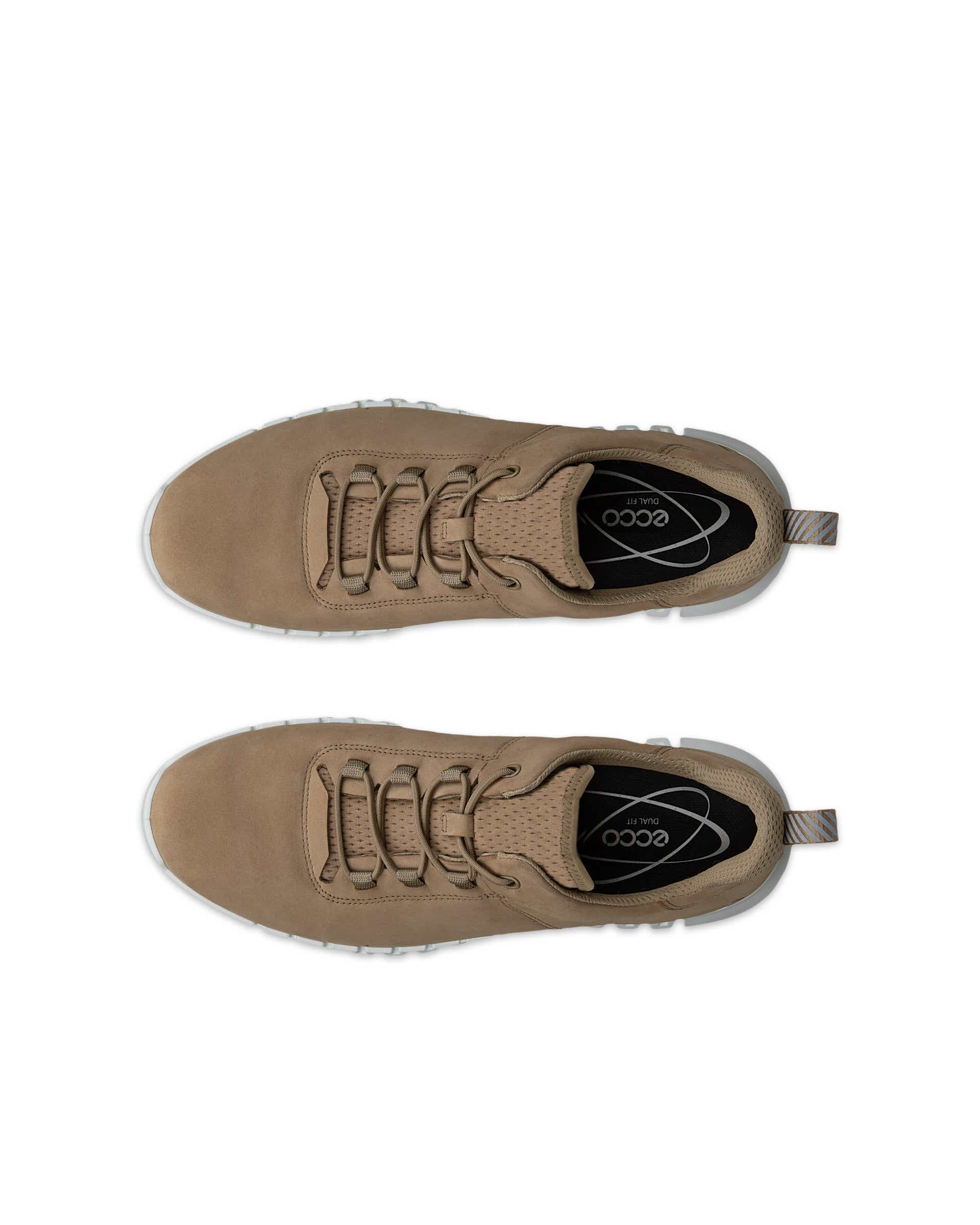 Pánske nubukové tenisky ECCO® GRUUV - Hnedá - Top left pair