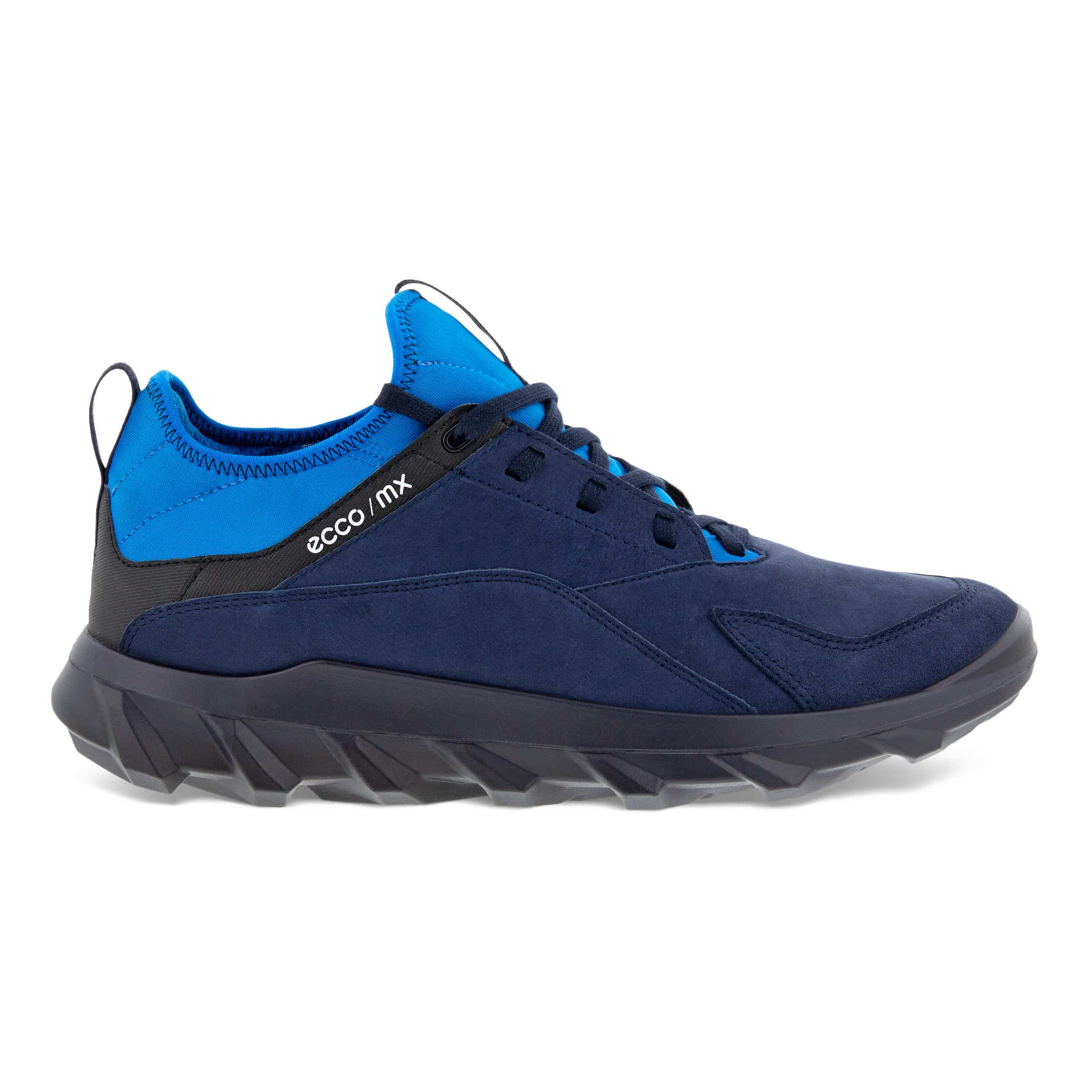 ECCO MX Low メンズ レザーアウトドアスニーカー - 青 - Outside