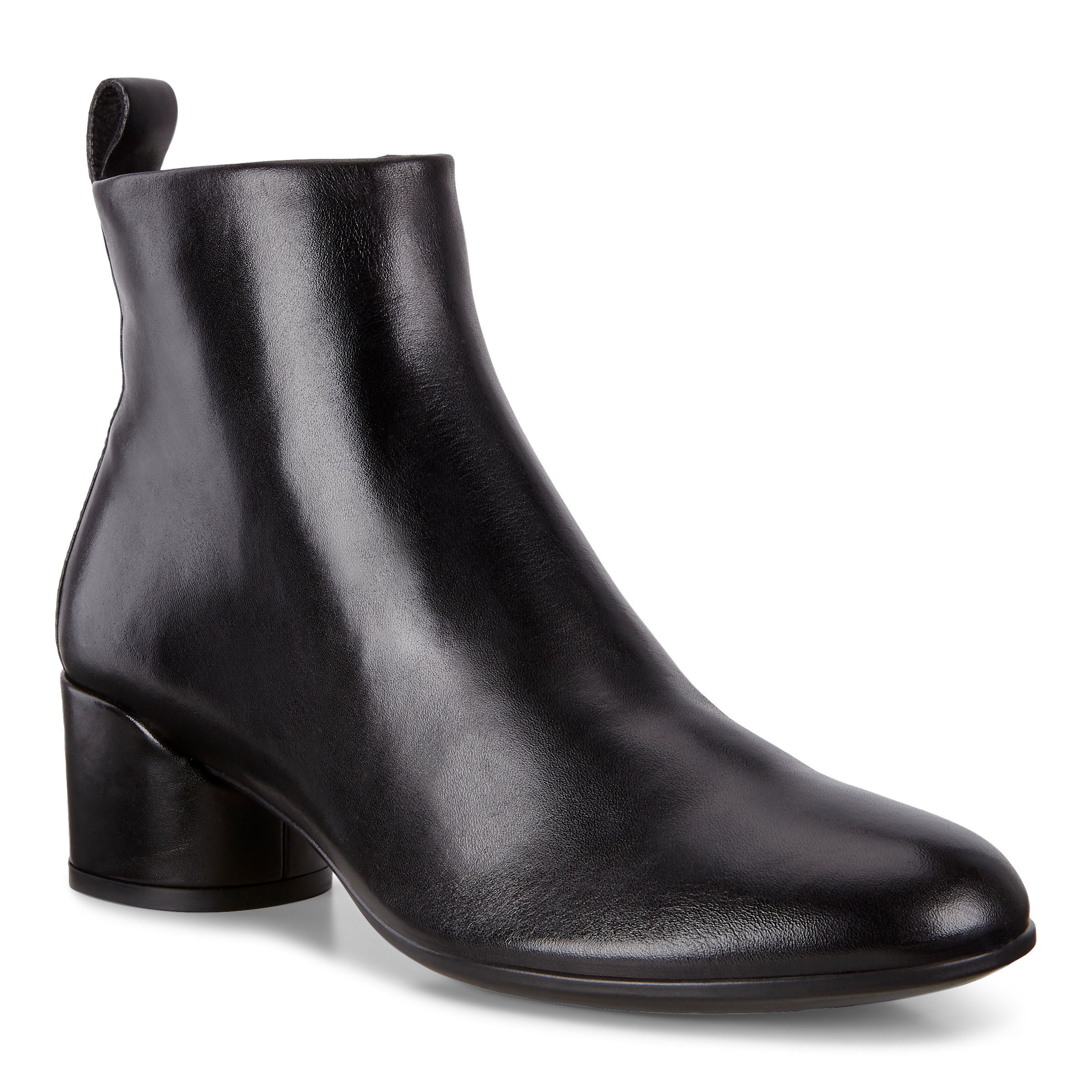 Botines de piel ECCO® Shape 35 Mod Block para mujer - Negro - Main