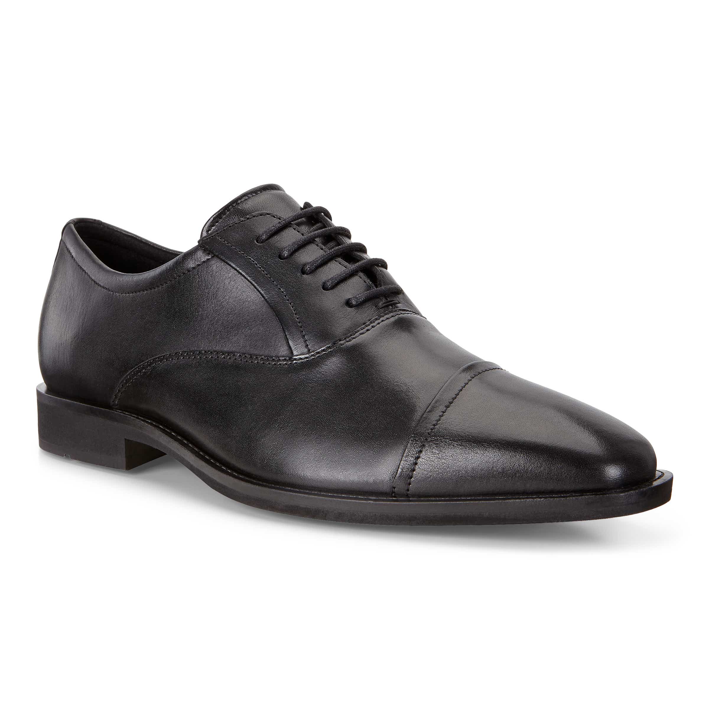 ECCO Calcan Mens Shoes - Black - Main