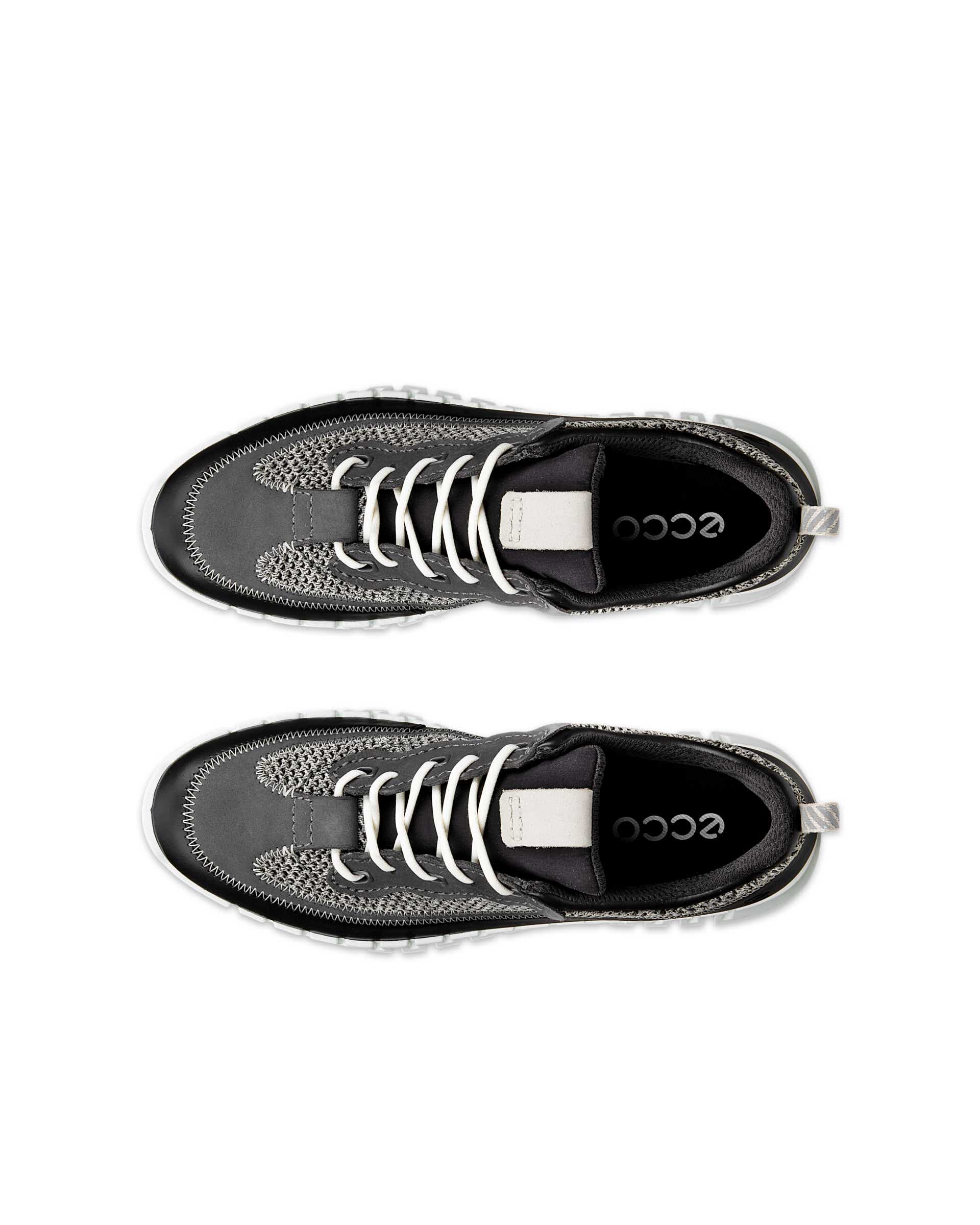 Ténis couro mulher ECCO® GRUUV - Preto - Top left pair