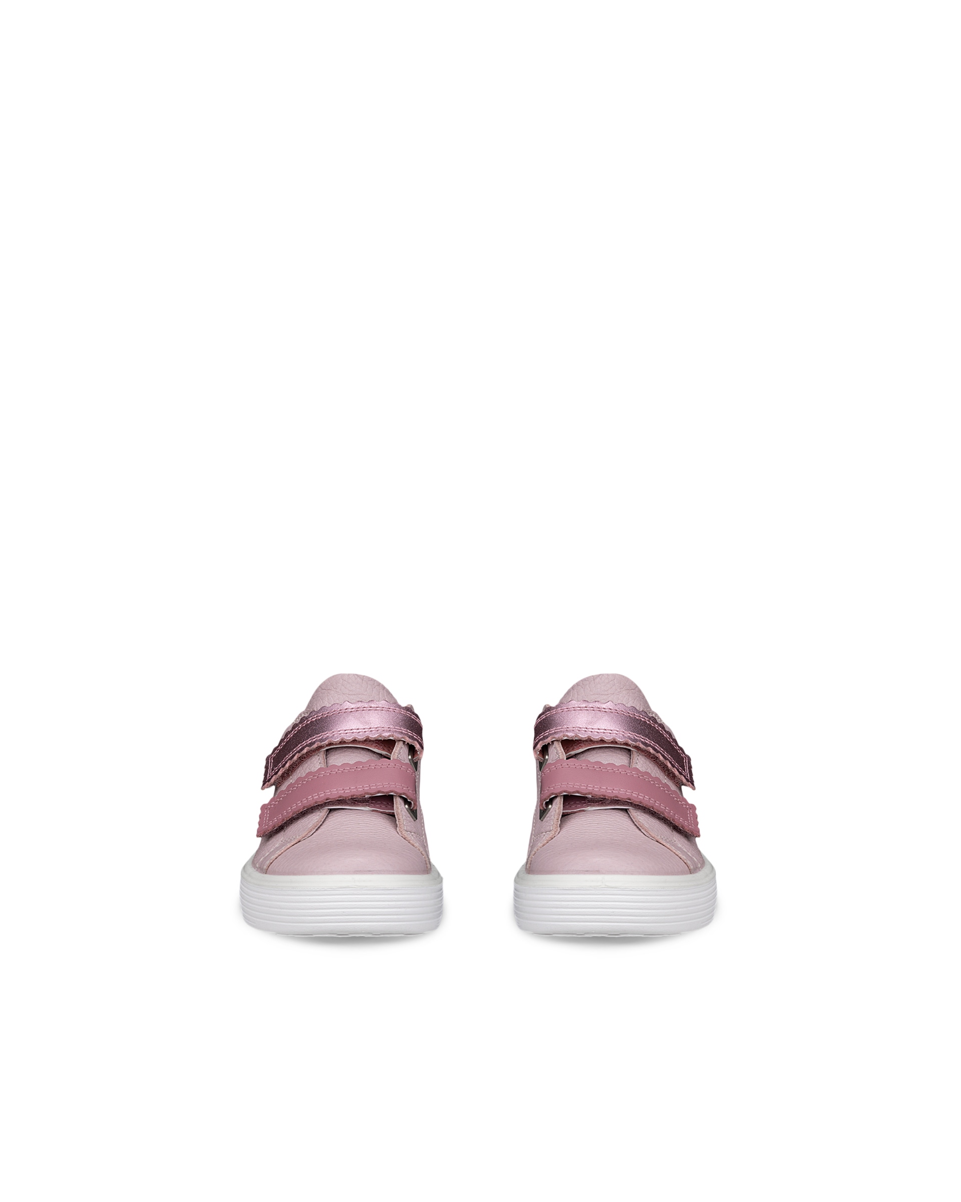 Detské kožené tenisky ECCO® SOFT 60 - Ružová - Front pair