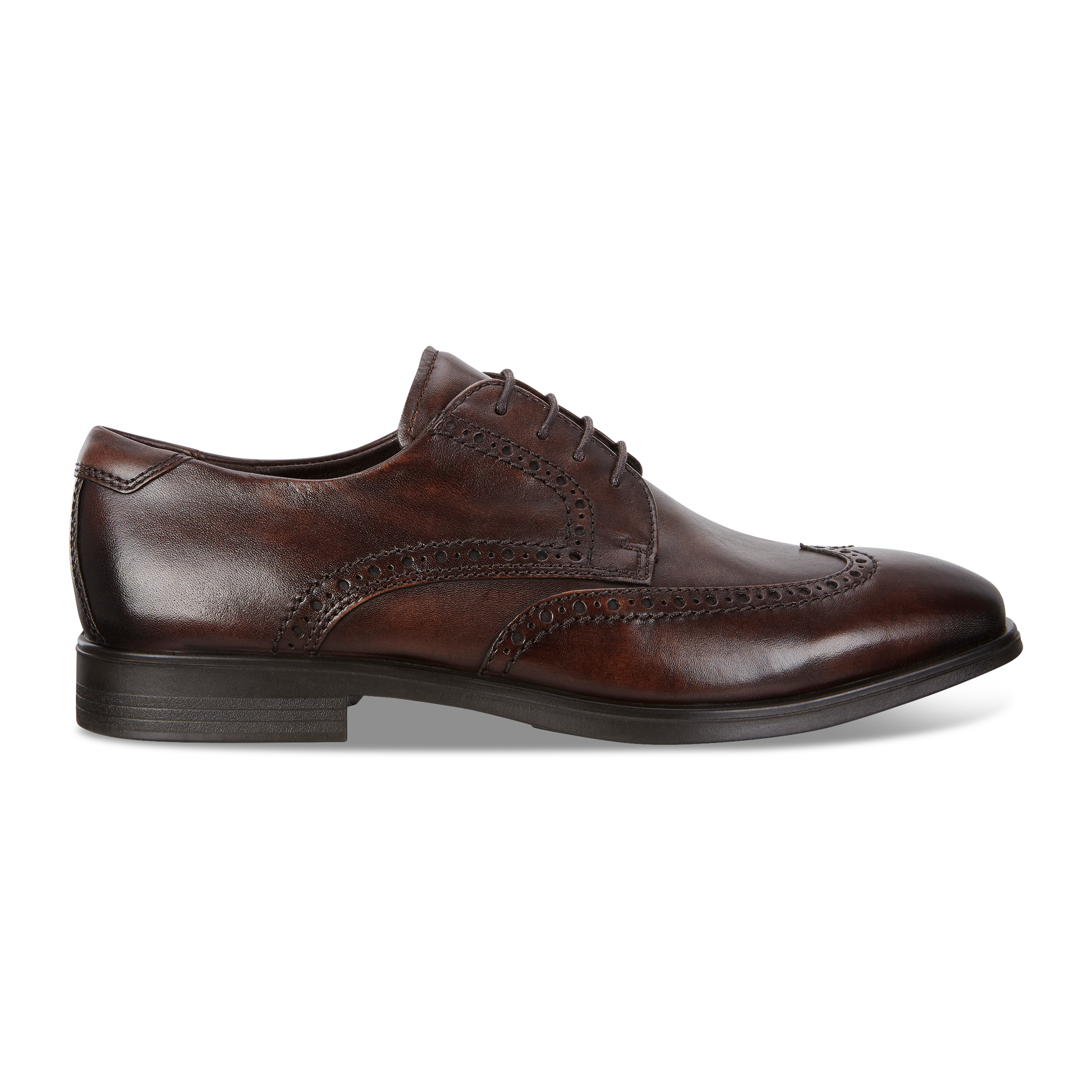 ECCO Melbourne Shoe - Brown - Outside