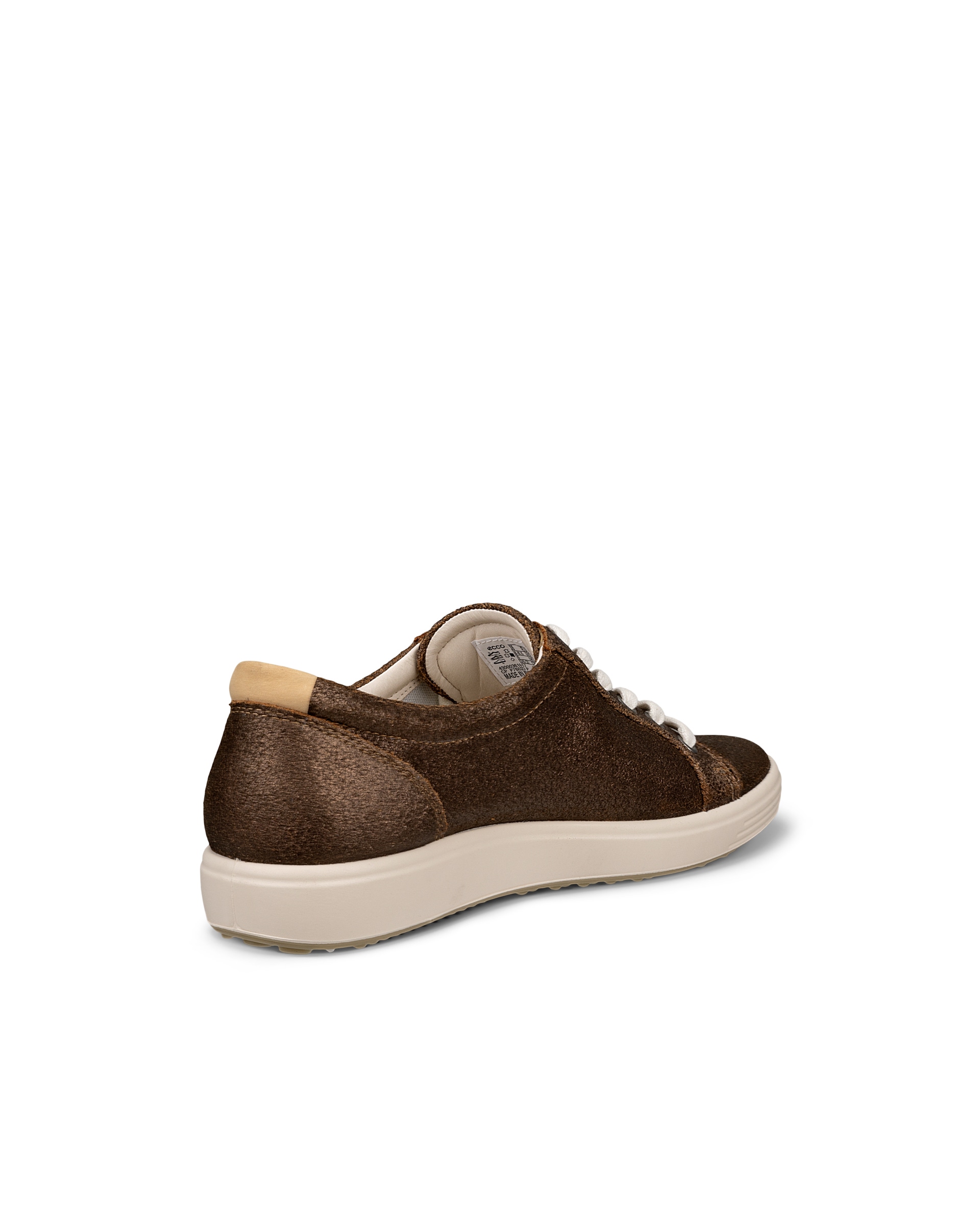 ECCO SOFT 7 WOMEN'S SNEAKER - Brown - Back