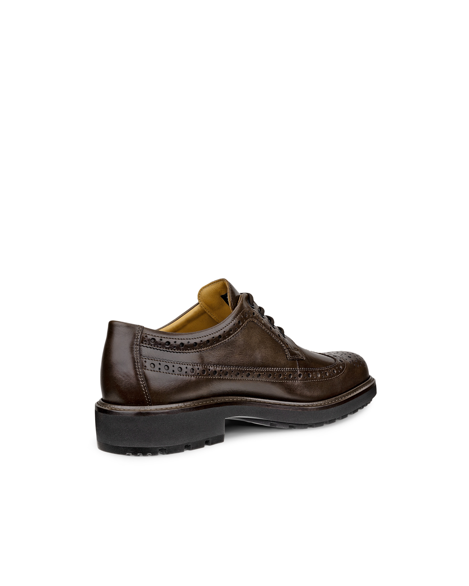 ECCO METROPOLE OSLO WINGTIP MEN'S BROGUE SHOE - Brown - Back