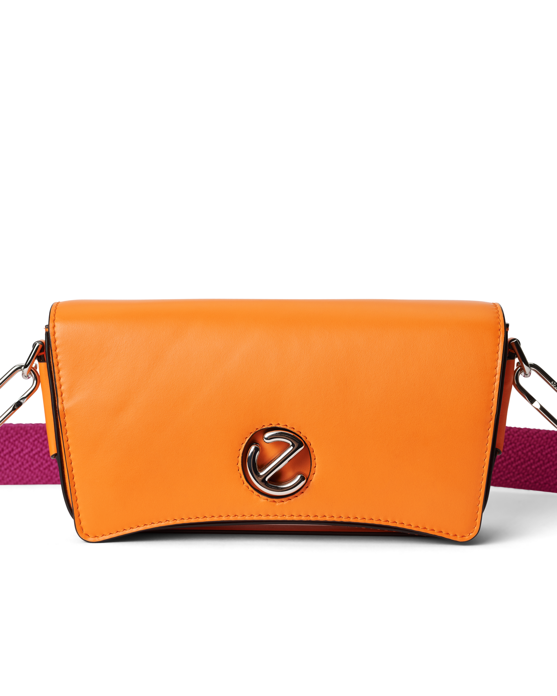 ECCO LOCK WAVE MEDIUM PINCH BAG - Orange - Detail-1