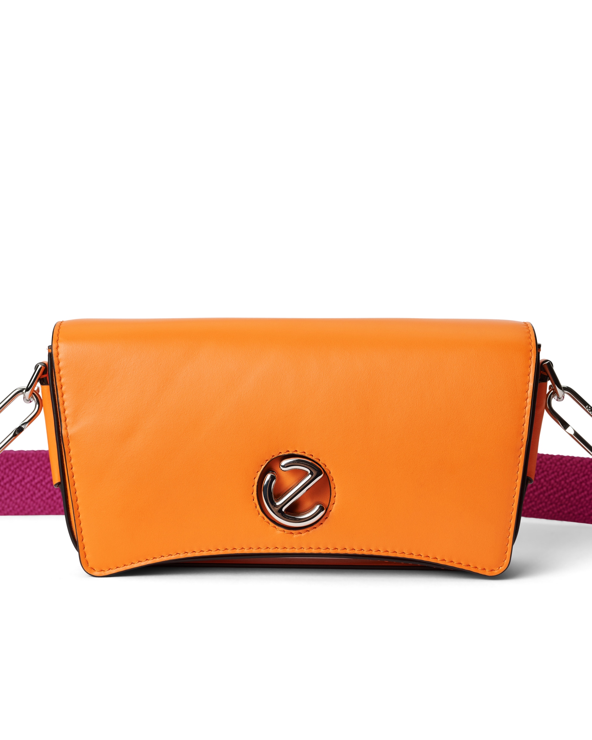 ECCO LOCK WAVE MEDIUM PINCH BAG - Orange - Detail-1