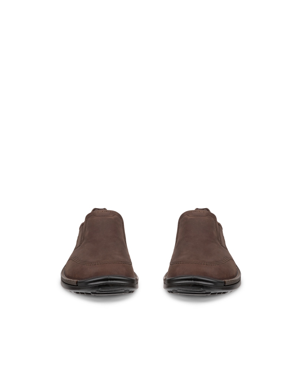 Men's ECCO® Fusion Leather Slip-On - Brown - Front pair