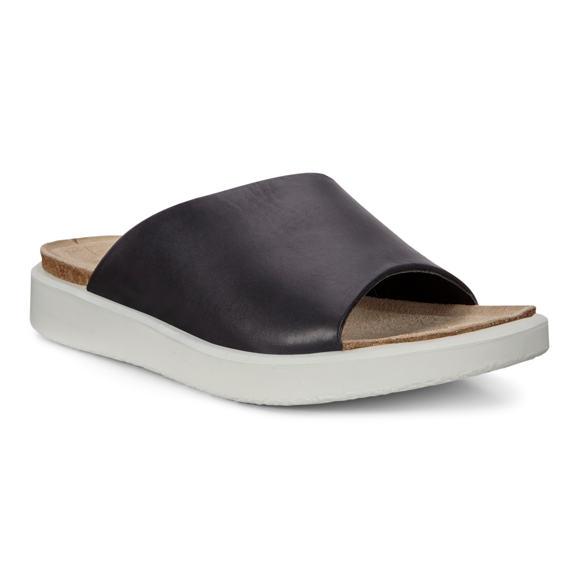 ECCO Corksphere Women's Slip-on Sandals - Black - Main