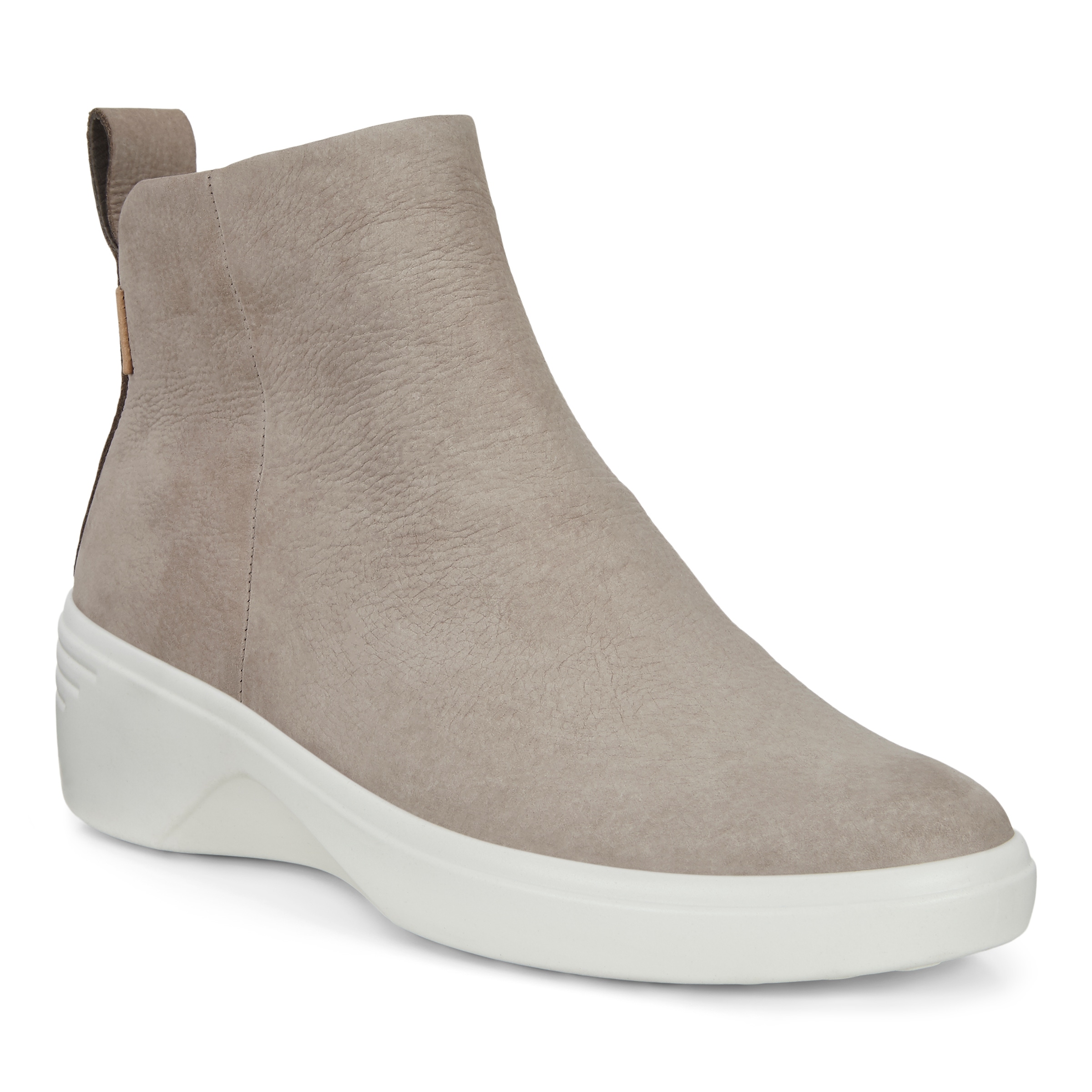 ECCO Soft 7 Wedge Boot - Grey - Main