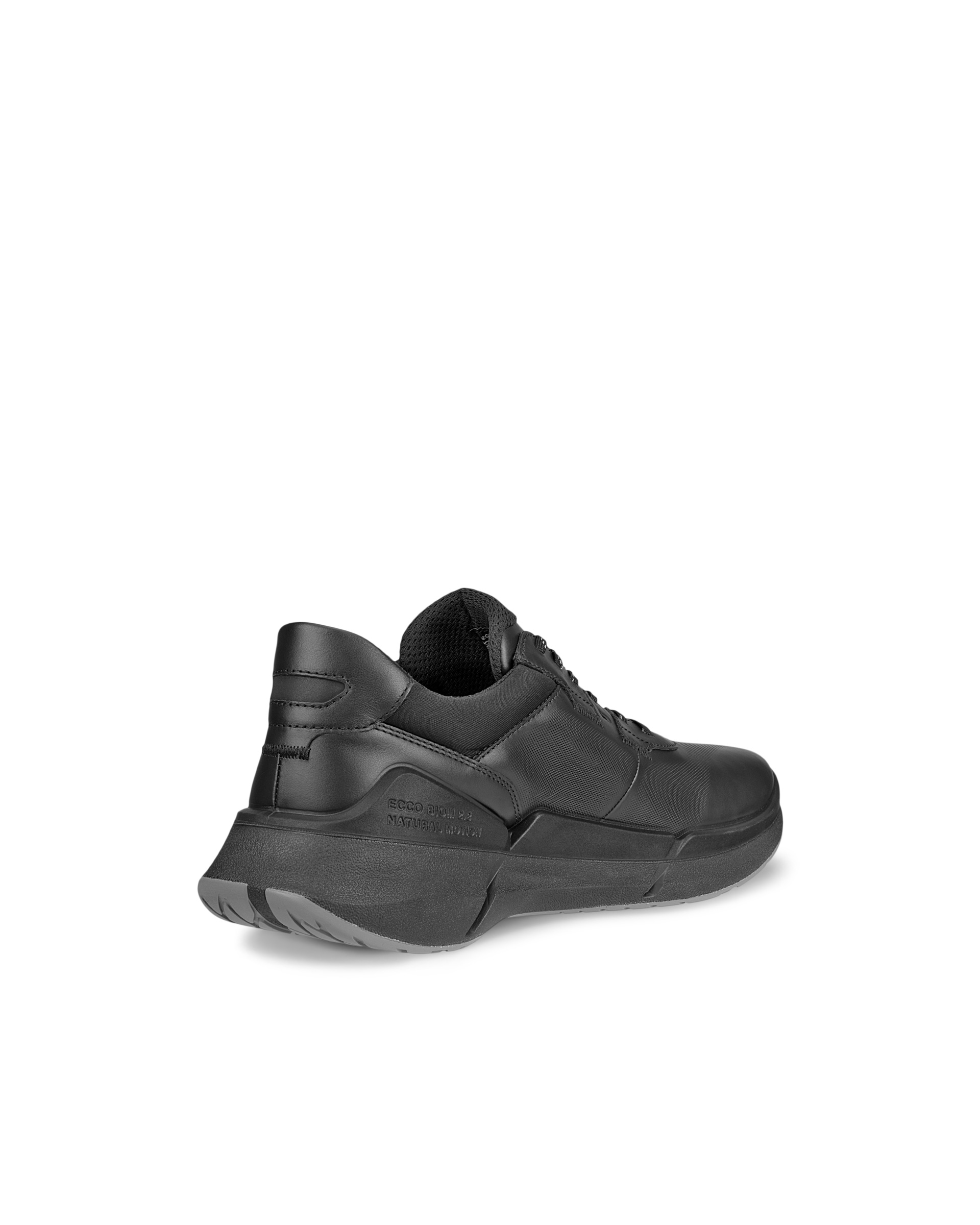 Men's ECCO® BIOM 2.2 Leather Sneaker - Black - Back