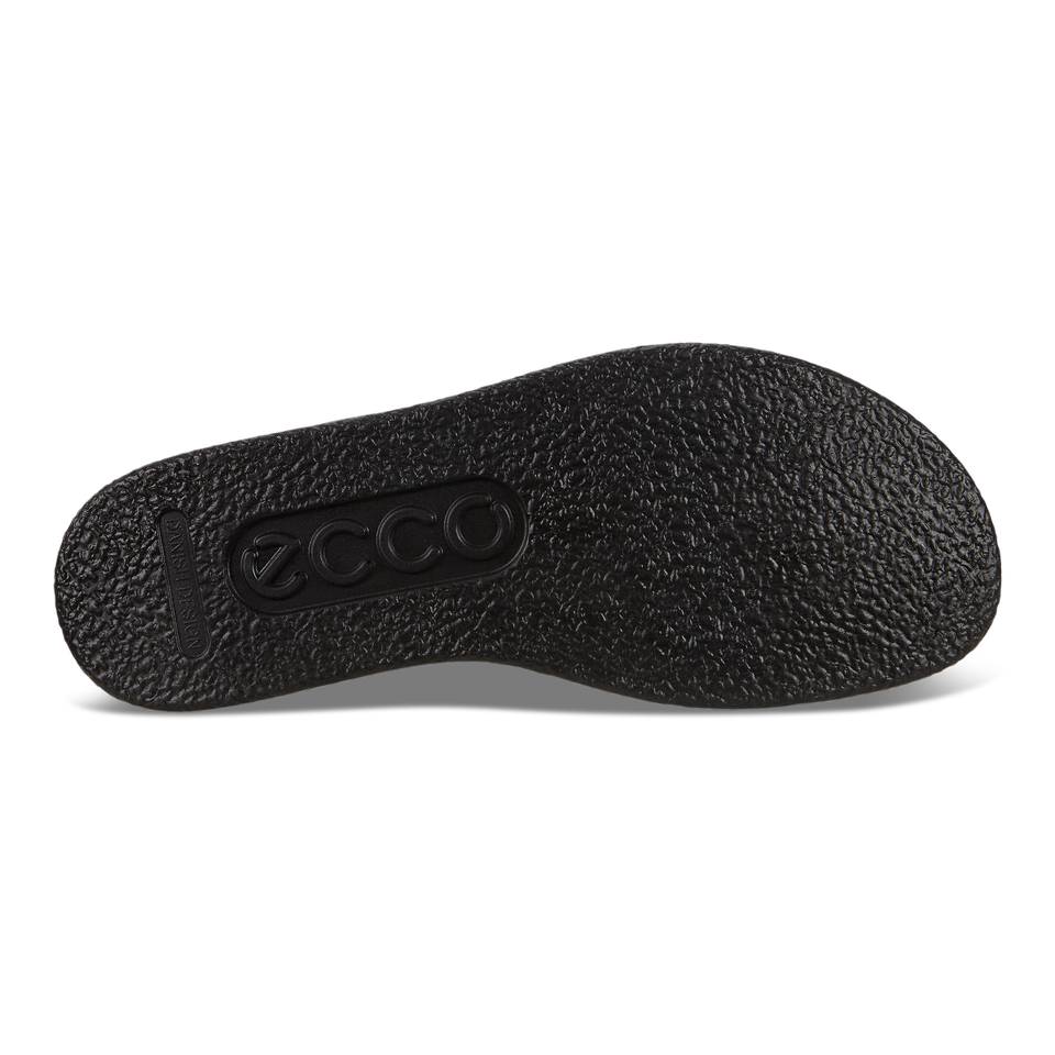 ECCO Women's Flowt Lx Flat Sandals - Black - Sole