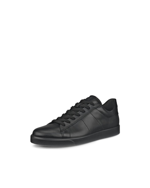 Men's ECCO® Street Lite Leather Sneaker | Black