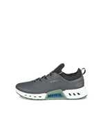 Men's ECCO® Golf Biom C4 Leather Gore-Tex Golf Shoe - Grey - Outside