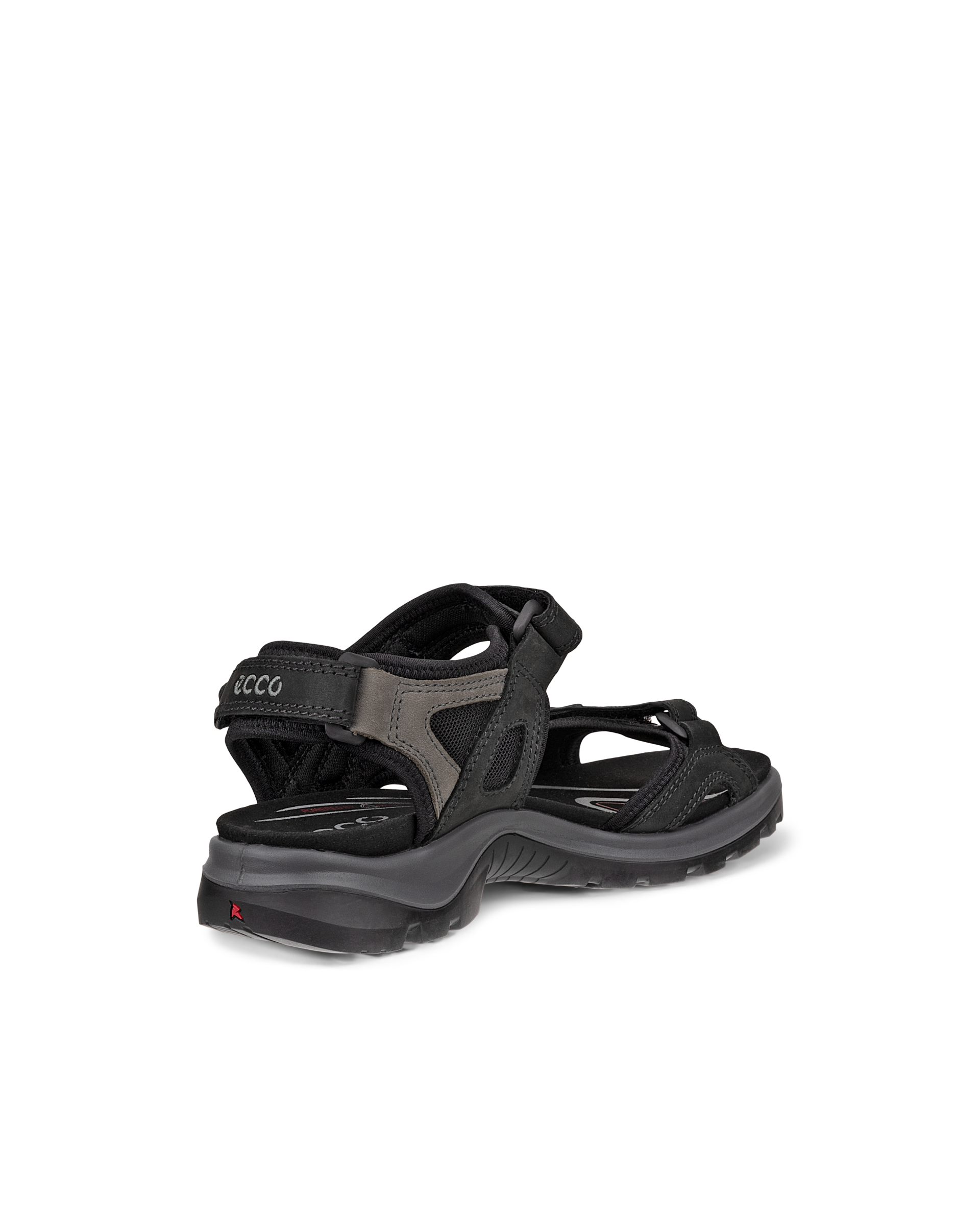 ECCO Women's Offroad Sandals - Black - Back