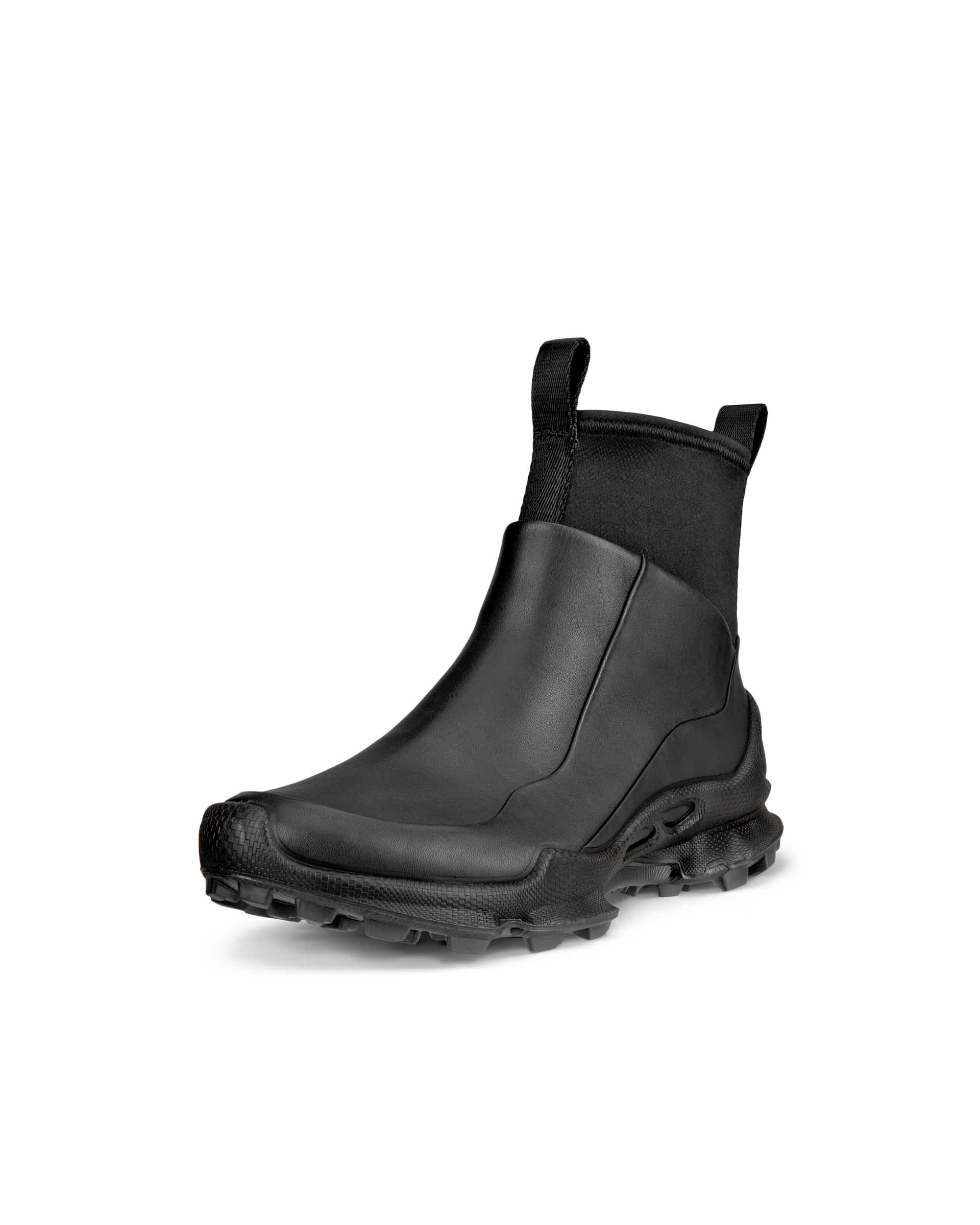 ECCO BIOM C Trail ウィメンズ レザーミッドカットブーツ - ブラック - Main