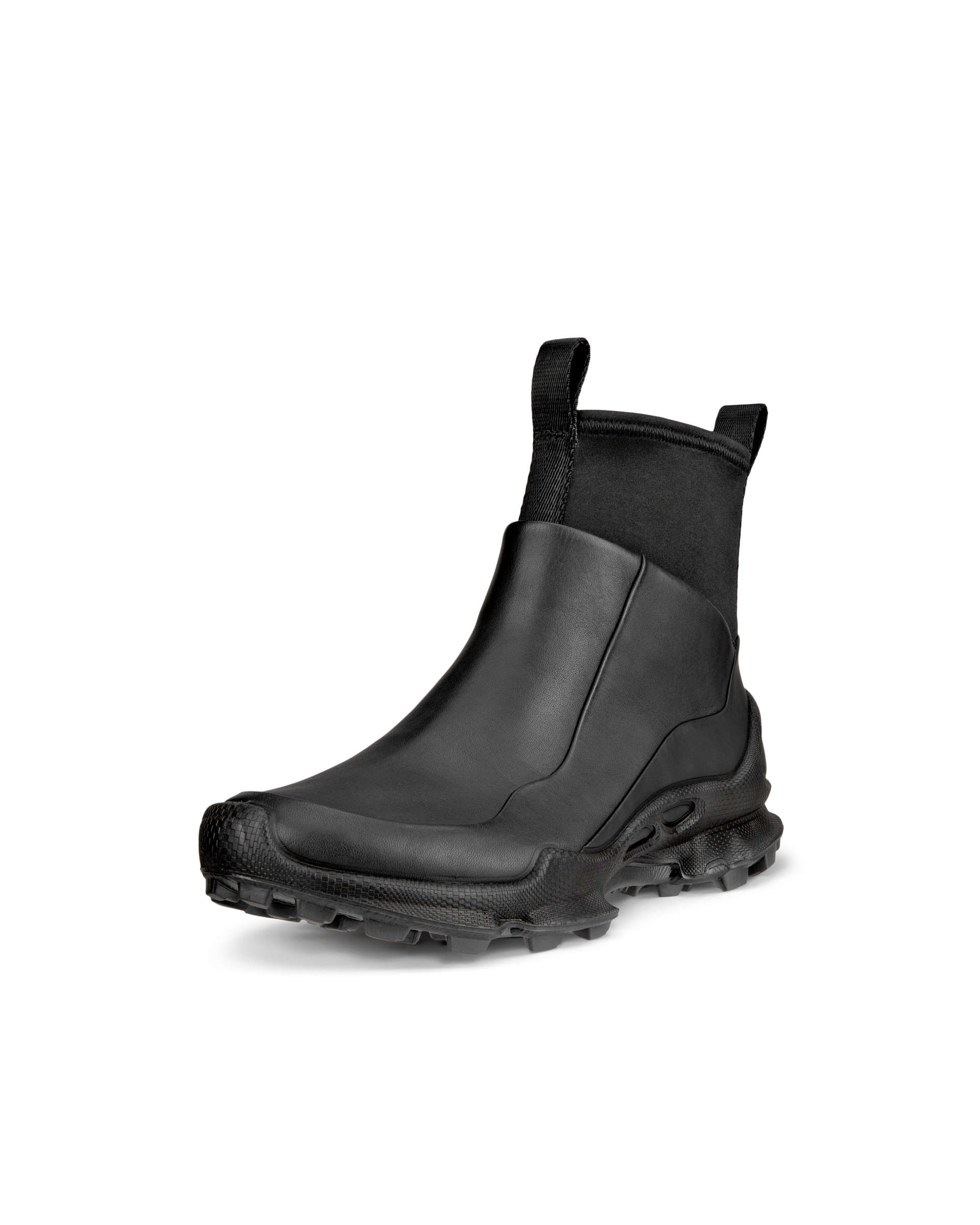 ECCO BIOM C Trail ウィメンズ レザーミッドカットブーツ - ブラック - Main
