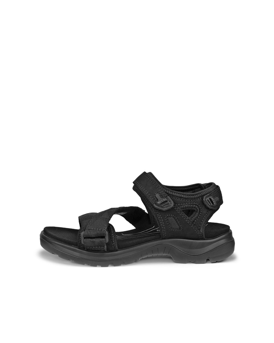 Women s ECCO Offroad Nubuck Hiking Sandal Black