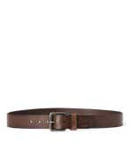 Men's ECCO® Jeans Casual Leather Belt - Black - Main