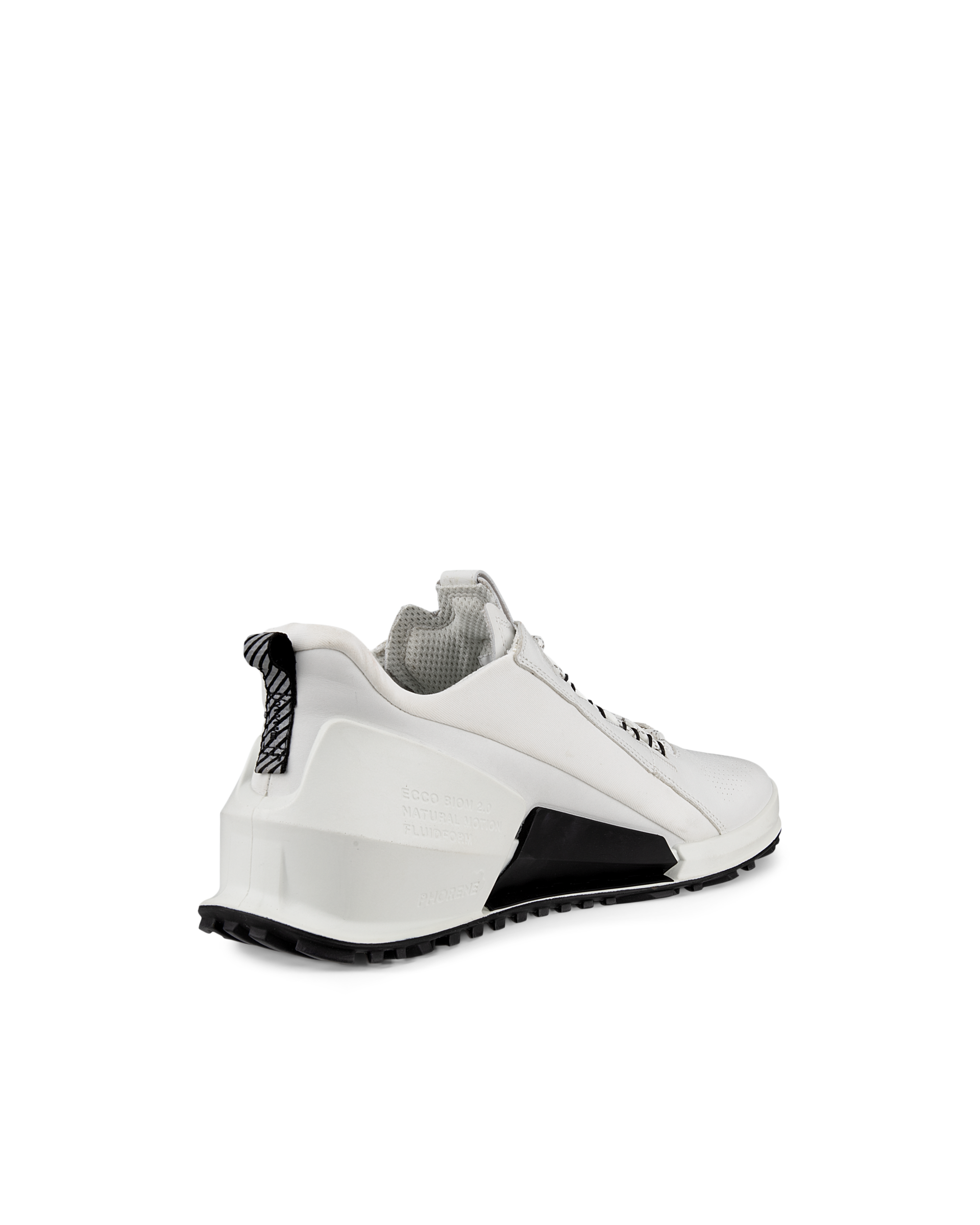 Men's ECCO® BIOM 2.0 Leather Sneaker - White - Back