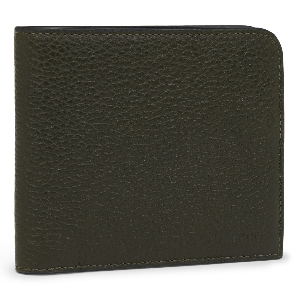 ECCO® Wallet Formal Billfold Small Leather Wallet - Green - Main