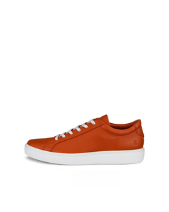 ECCO® Soft 60 baskets en cuir pour homme - Orange - Outside