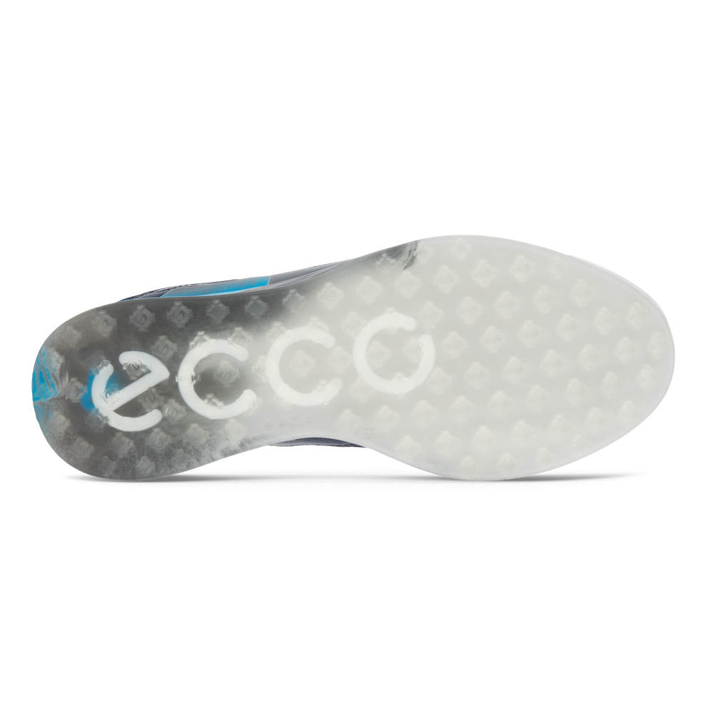 Zapatos golf de piel Gore-Tex ECCO® Golf S-Three para hombre - Azul - Sole