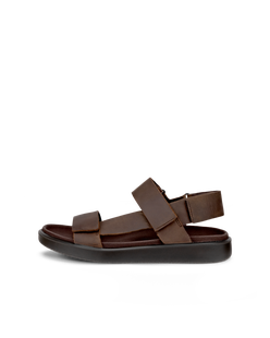 ECCO FLOWT M Flat Sandal - Brown - Outside