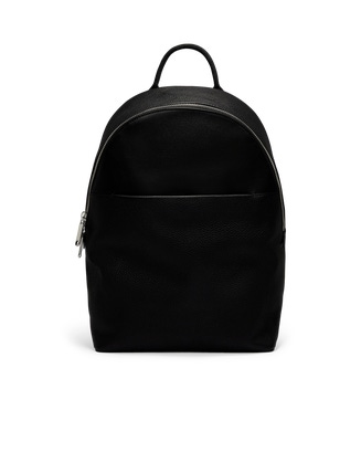 ECCO® Textureblock Leather Backpack - Black - Main