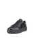 Women's ECCO® Street Platform Leather Sneaker - Black - Main