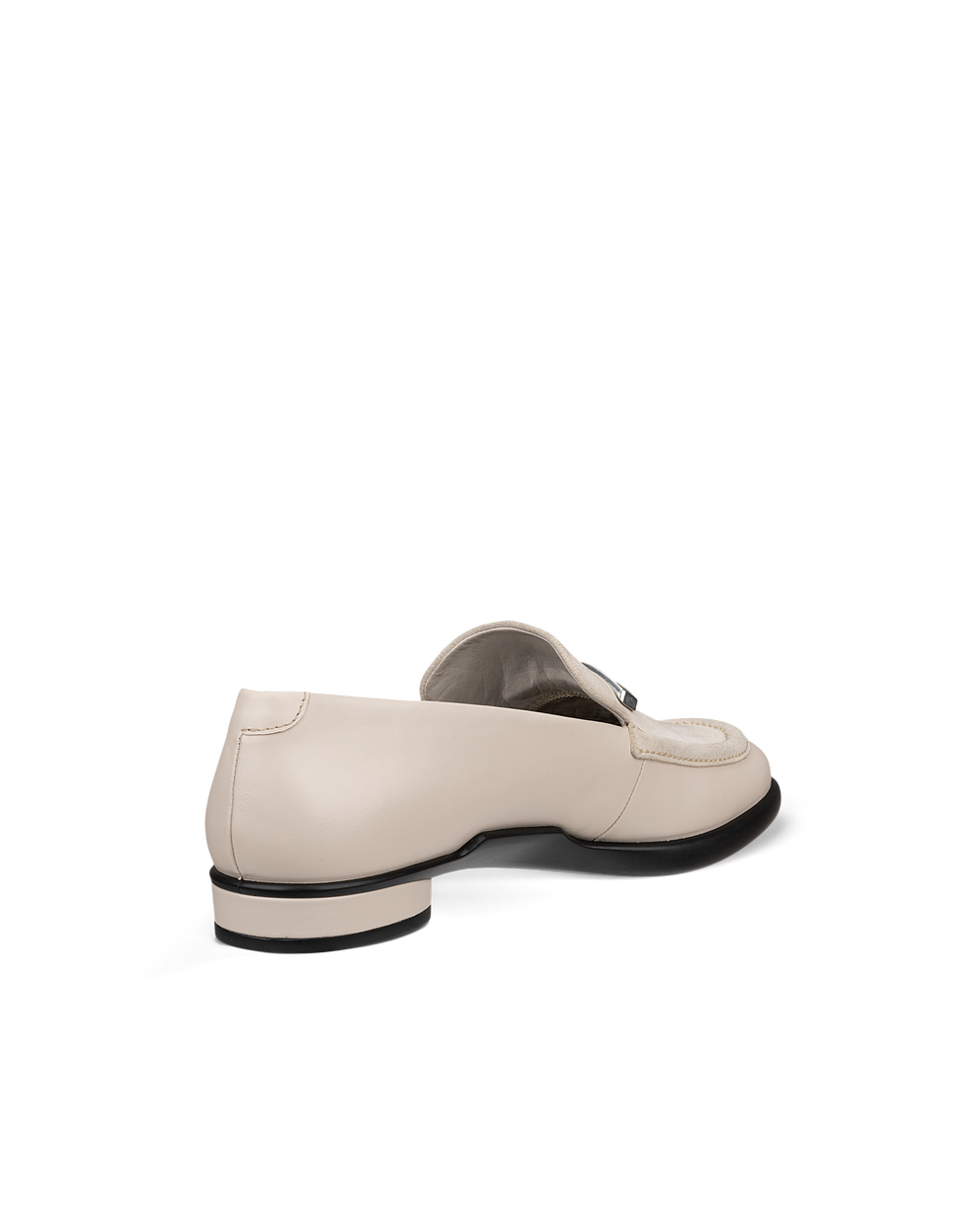 Women's ECCO® Sculpted LX Leather Ballerina - Beige - Back