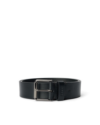 ECCO® Casual ceinture en cuir pour homme - Noir - Main