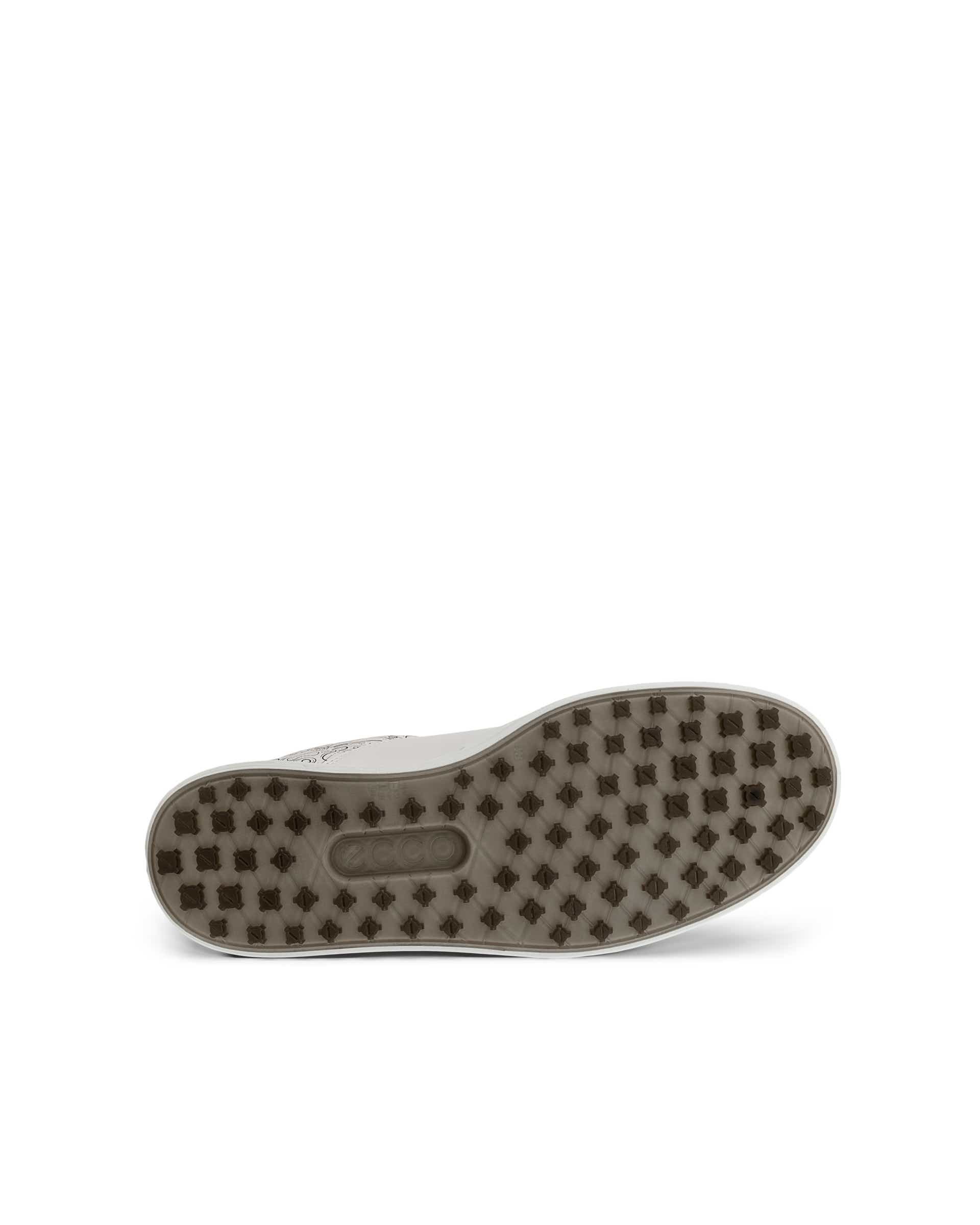 Chaussure de golf en cuir Gore-Tex ECCO® Golf Street 720 pour homme - Blanc - Sole