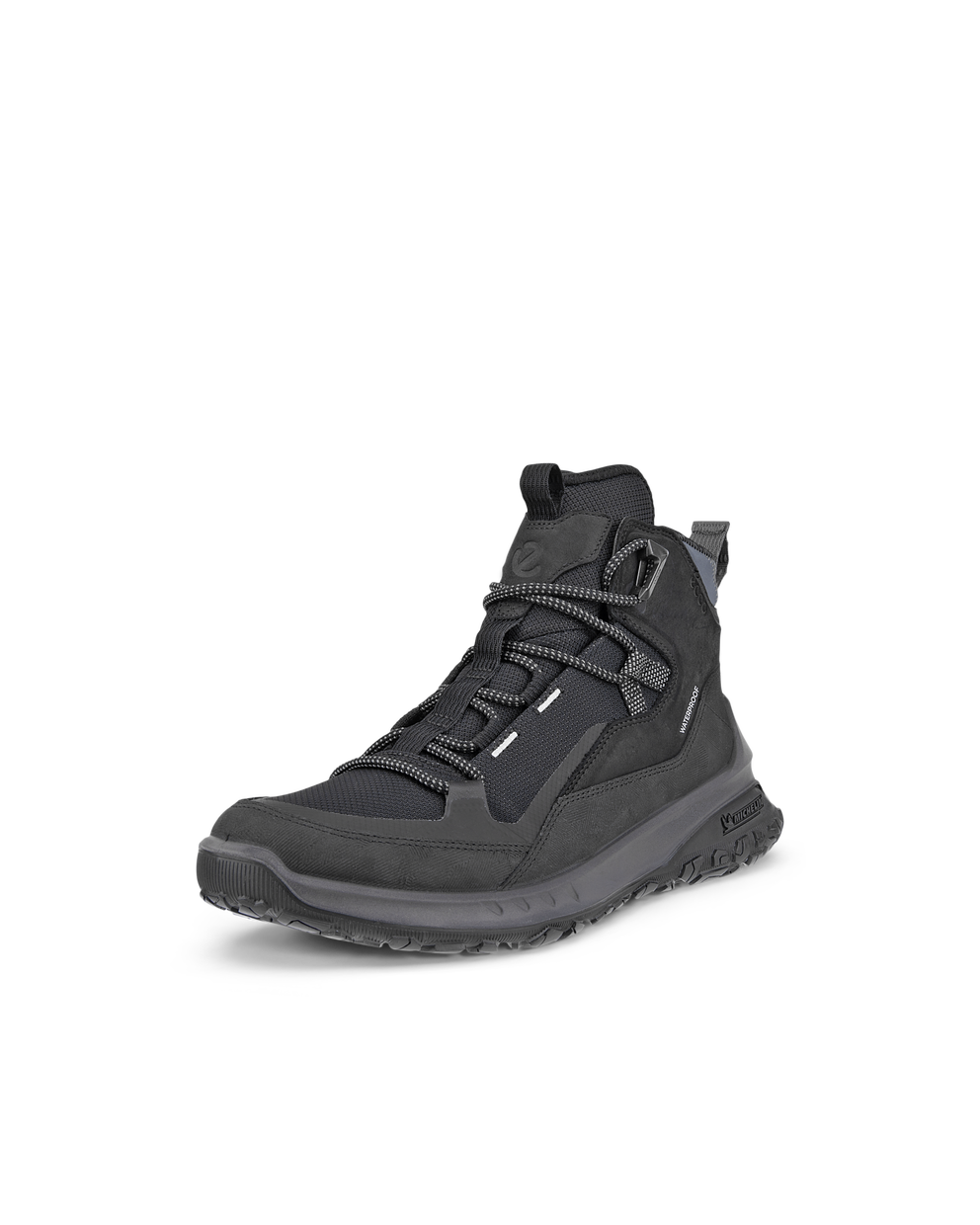 Men's ECCO® ULT-TRN Nubuck Waterproof Hiking Boot - Black - Main