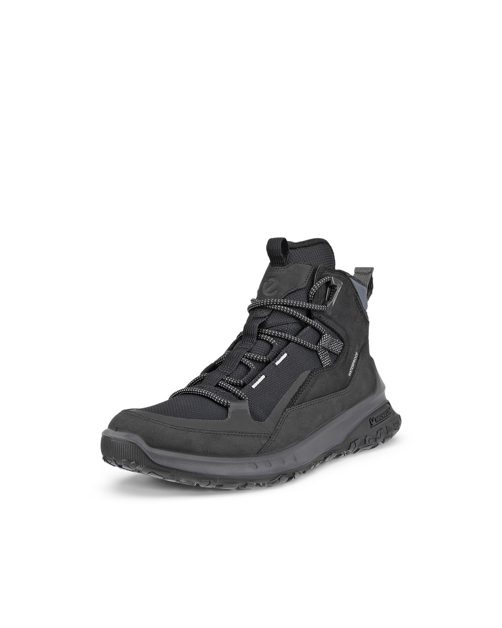 Men's ECCO® ULT-TRN Nubuck Waterproof Hiking Boot - Black - Main