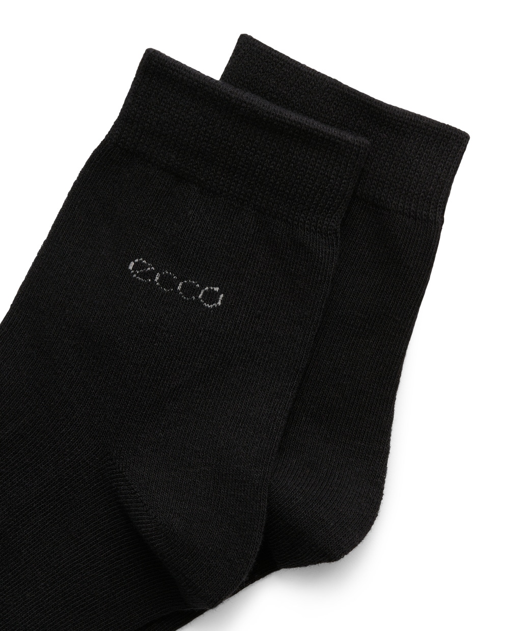 ECCO CLASSIC ANKLE CUT 3-PACK SOCKS - Black - Detail-2