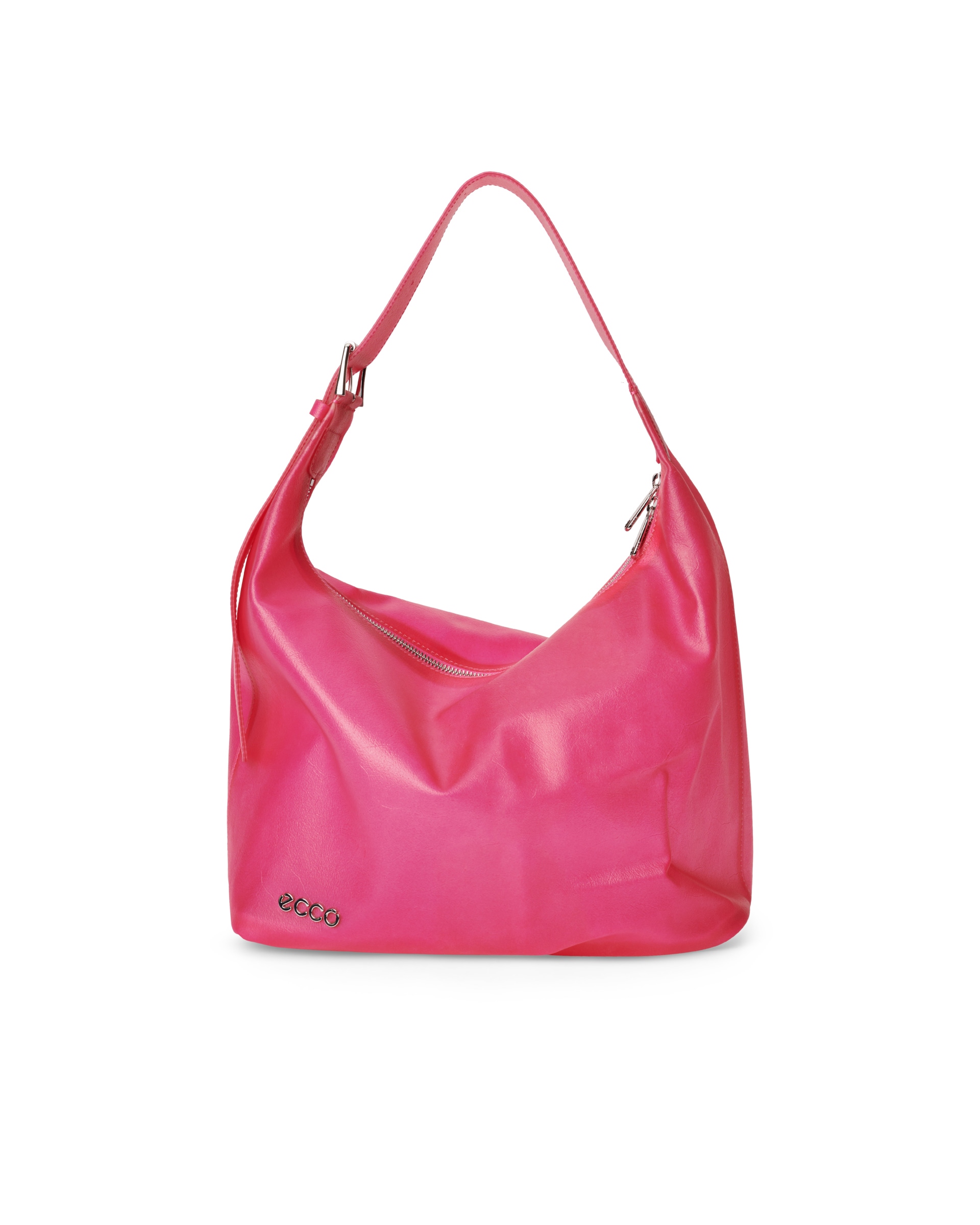 Bolso hobo de piel ECCO® Hobo - Rosa - Main