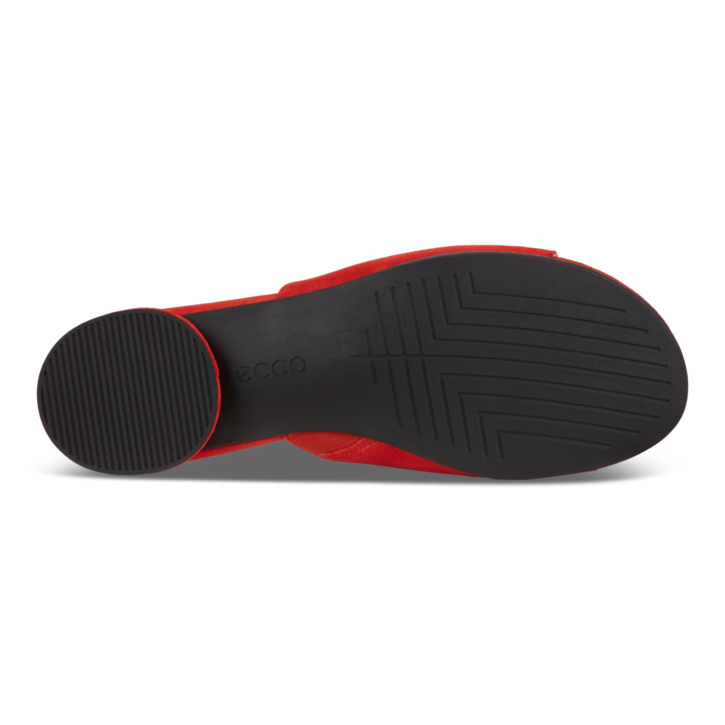 ECCO Women's Flat Slide Sandals II - Red - Sole