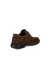 Men's ECCO® Fusion Leather Apron-Toe Derby Shoe - Brown - Back