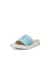 Women's ECCO® Flowt Leather Slide - Blue - Main