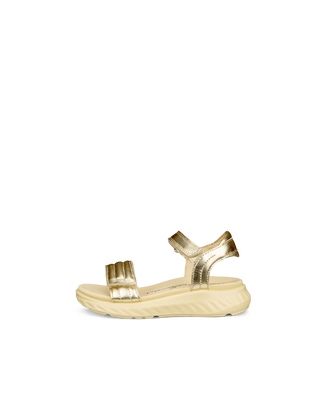 Kids' ECCO® SP.1 LITE Leather Sandal - Metallics - Outside