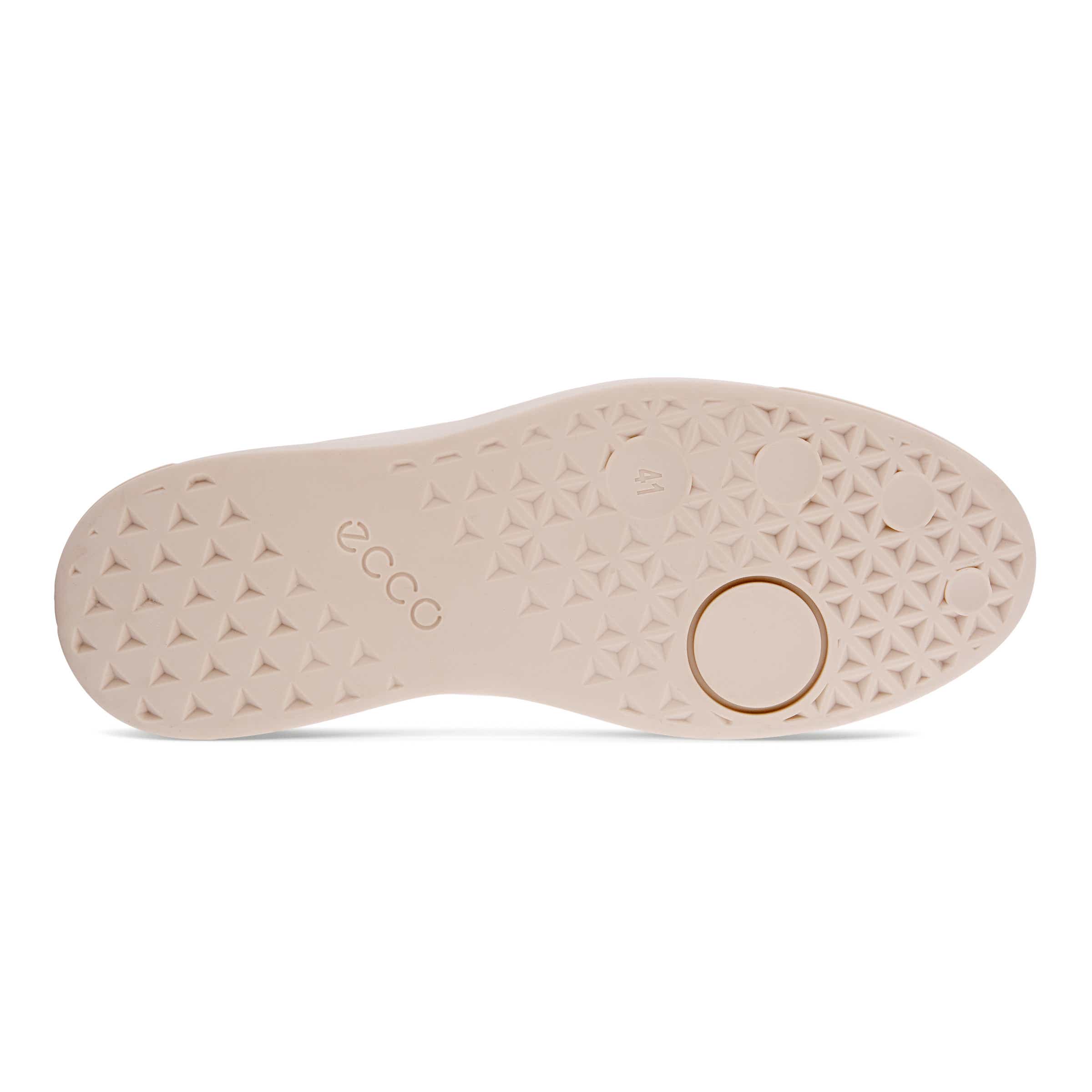 ECCO Street Tray メンズ レザースニーカー - ベージュ - Sole