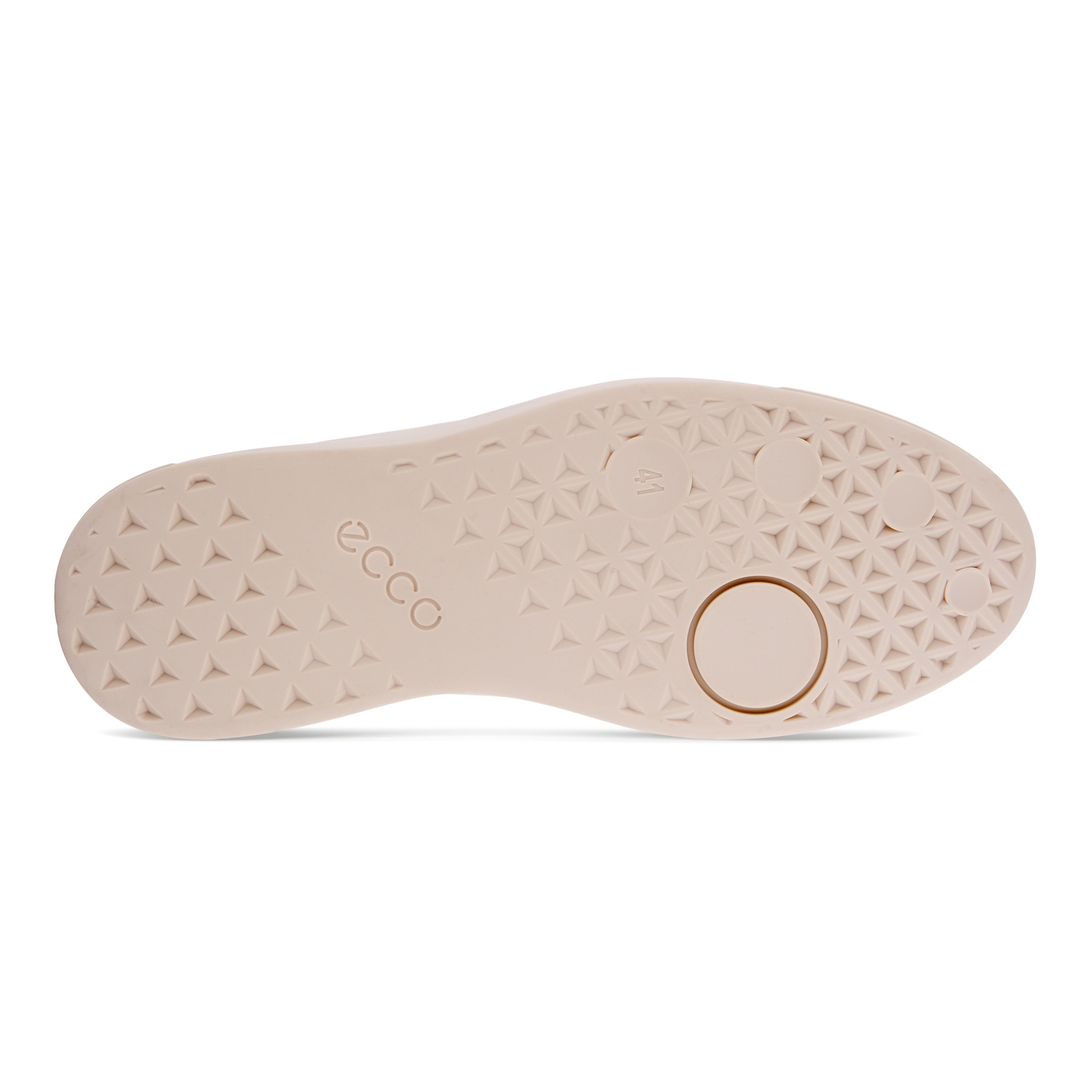 ECCO Street Tray メンズ レザースニーカー - ベージュ - Sole