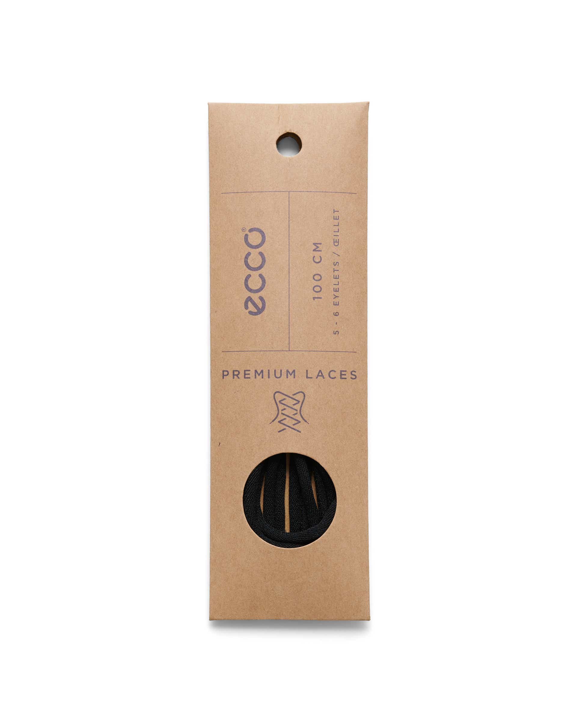 ECCO® Sporty Round lacets ronds de sport - Noir - Detail-2