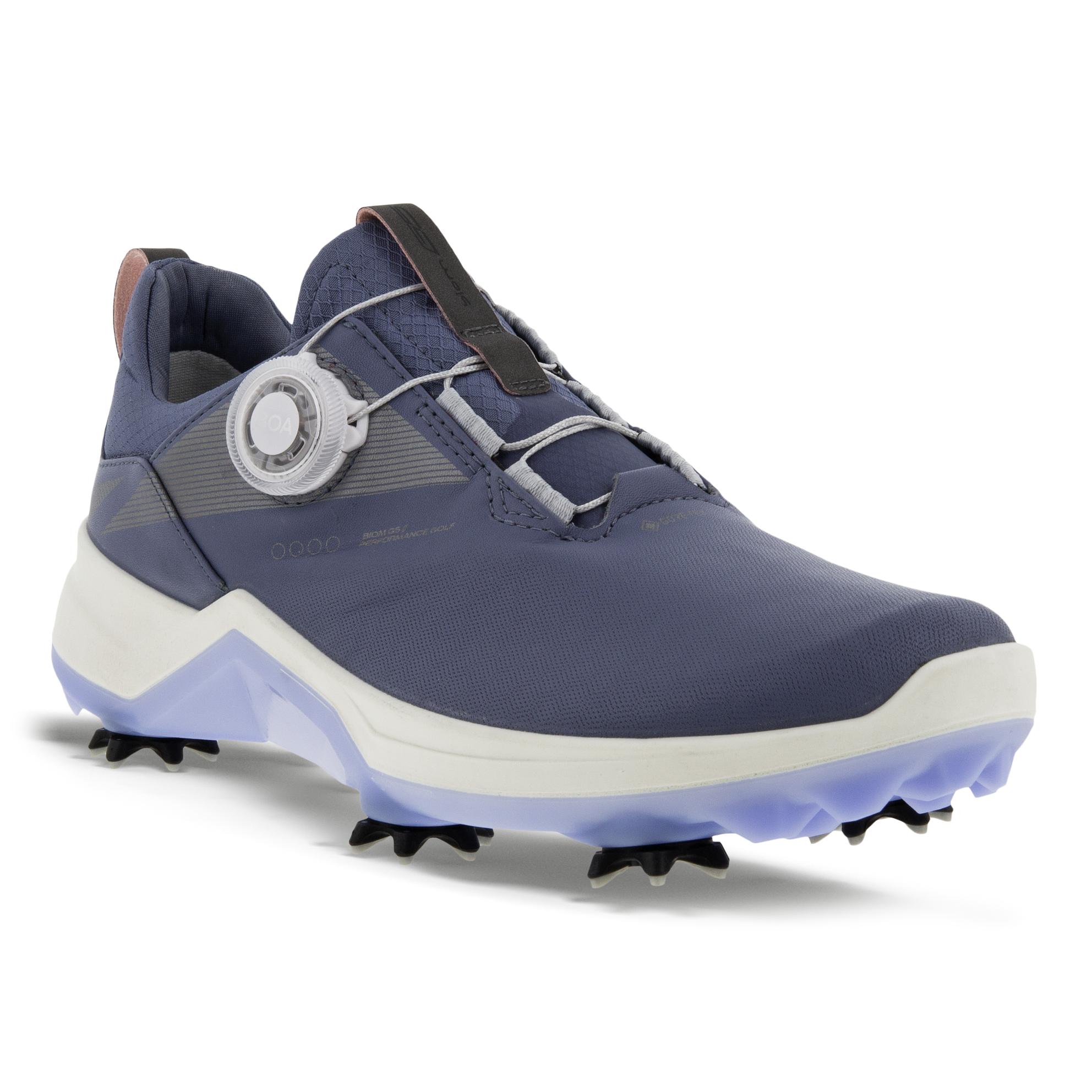 여성용 ECCO Golf Biom G5 가죽 고어텍스 골프 스파이크 - Blue - Main