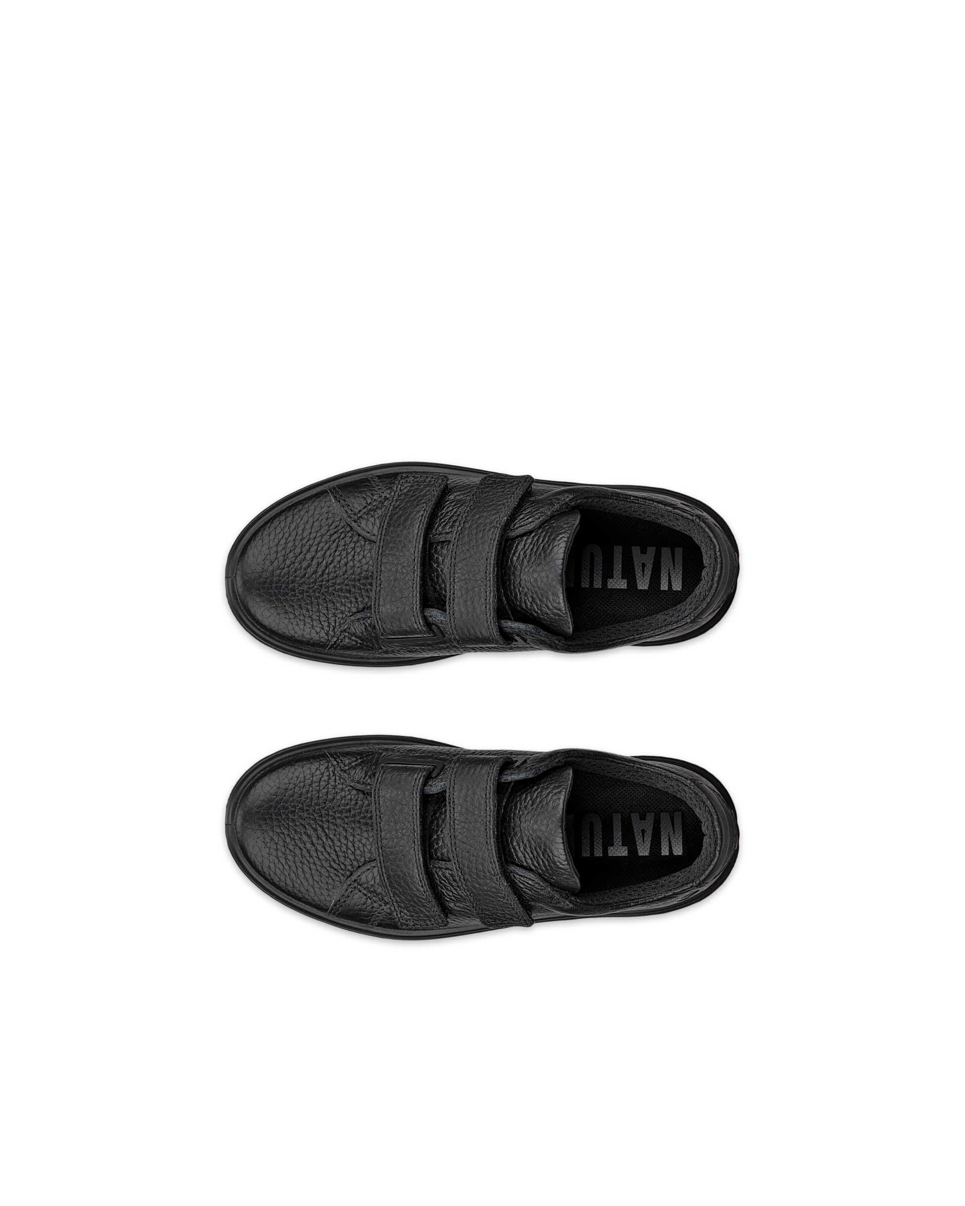Zapatillas de piel ECCO® Soft 60 para niño/a - Negro - Top left pair