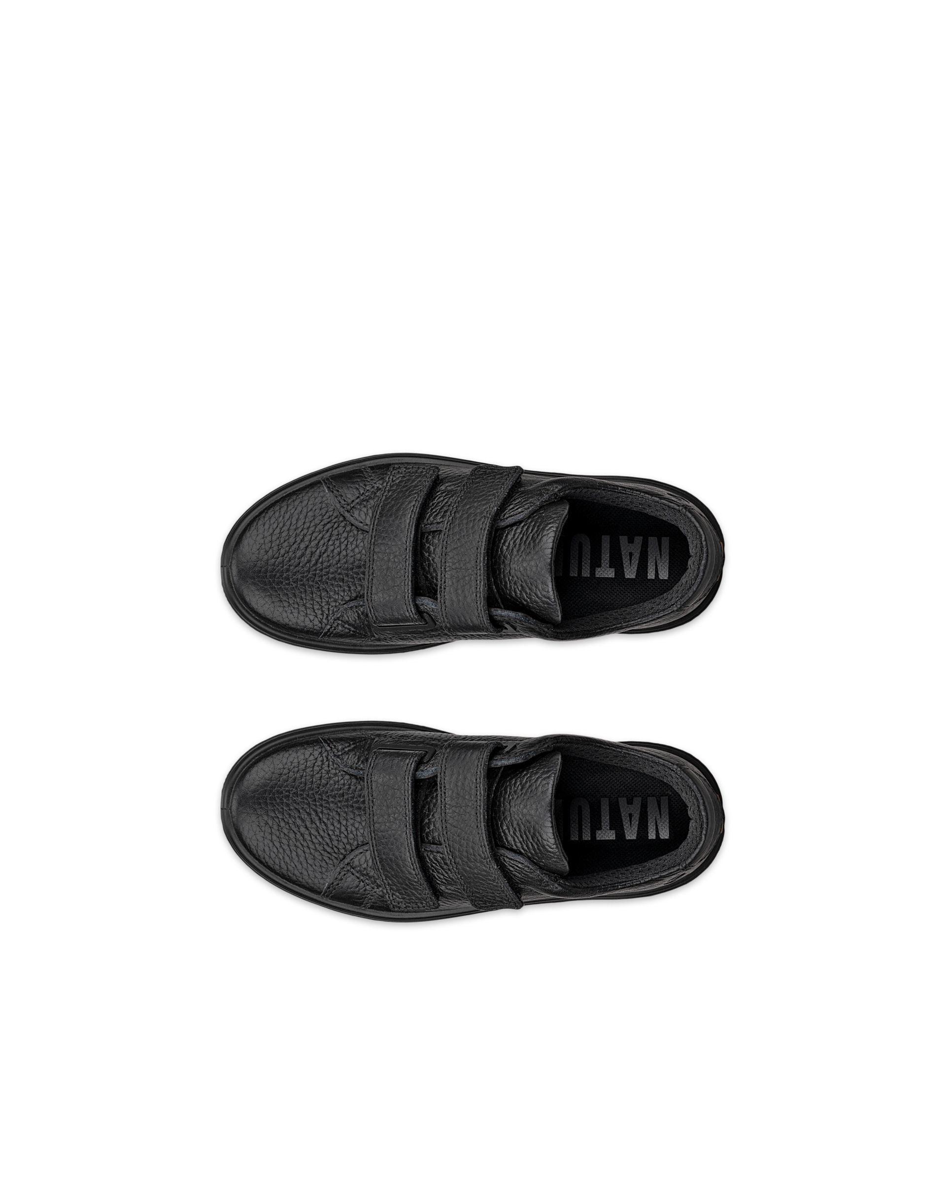 Zapatillas de piel ECCO® Soft 60 para niño/a - Negro - Top left pair