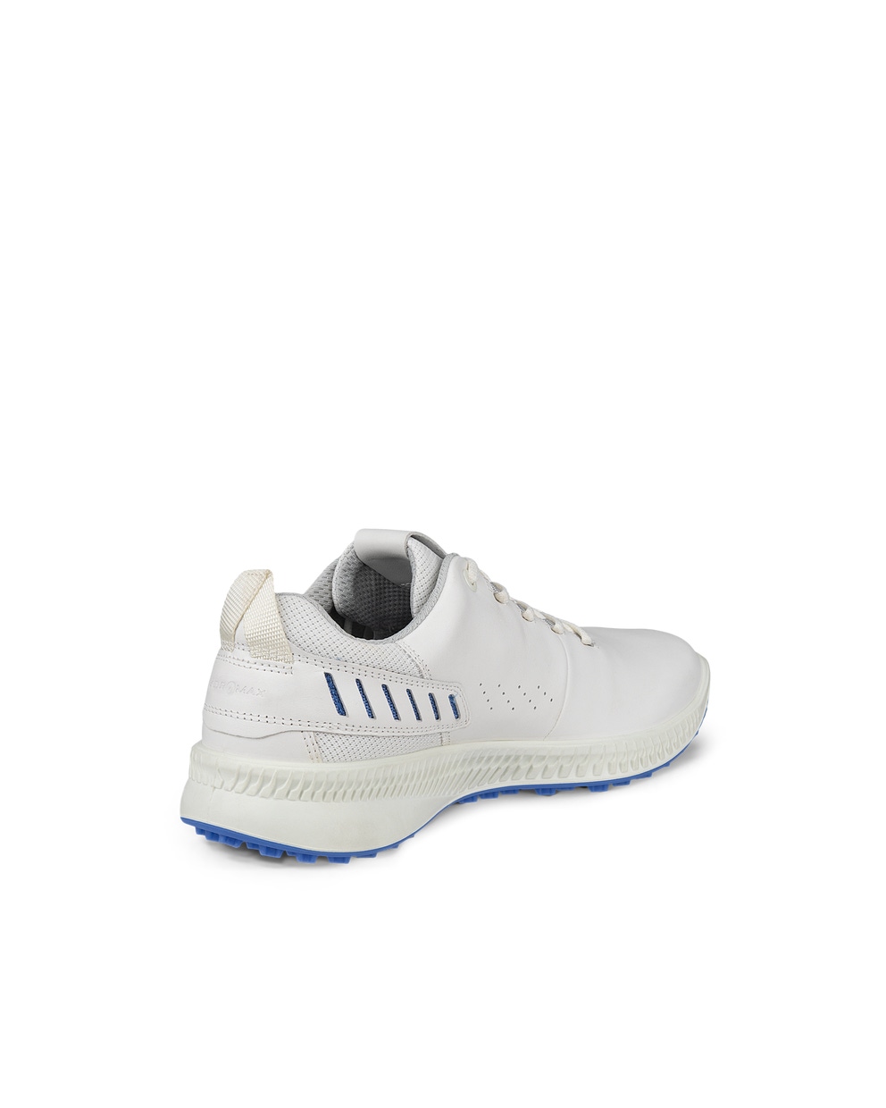 Men's ECCO® Golf S-Hybrid Leather Waterproof Shoe - White - Back