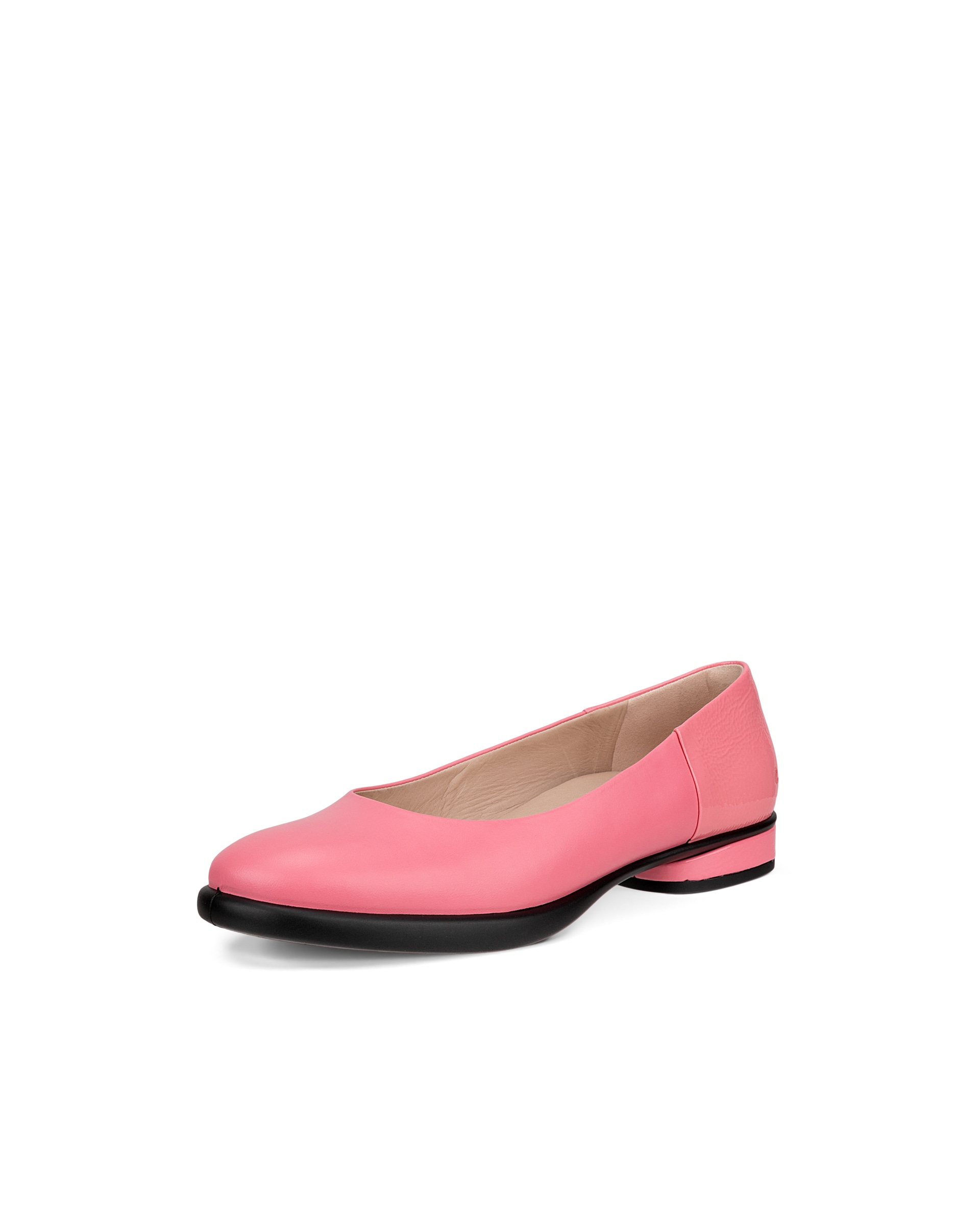 Women's ECCO® Sculpted LX Leather Ballerina - Pink - Main