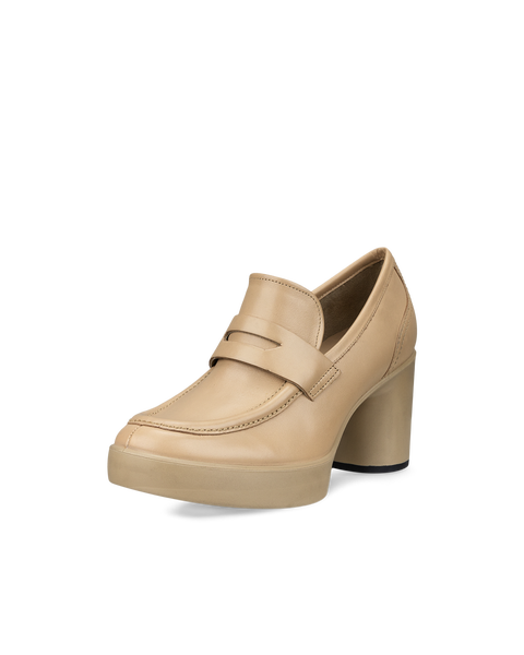 ECCO Women's Shape Sculpted-motion 55 MM Platform Loafers - Beige - Main